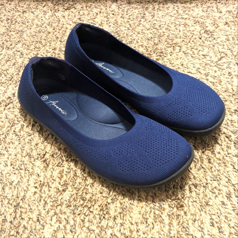 Arromic wide toe box ballet flats